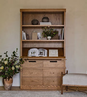 Azalea Chestnut Storage Cabinet Hutches