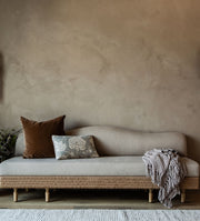 Iris Woven Linen Bench Benches