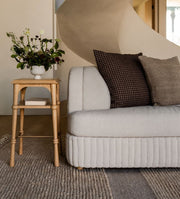 Peony White Oak Shelf Side Table Side Tables