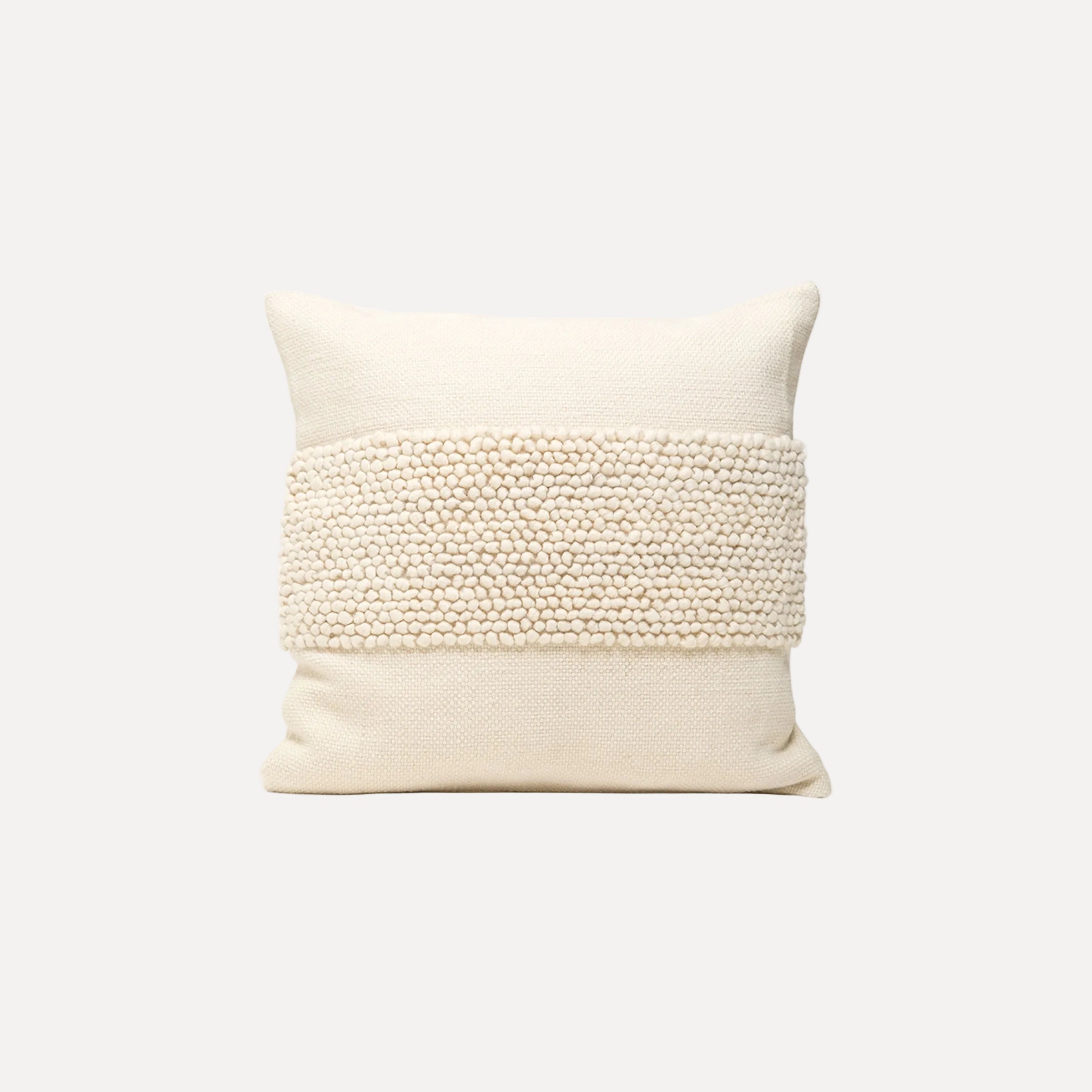 Cruz - Natural Throw Pillows