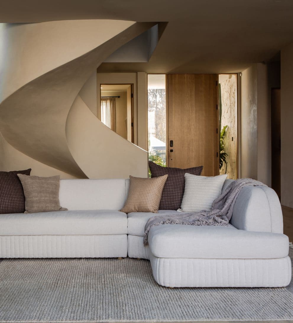 Holly Sculptural Sectional Sofas