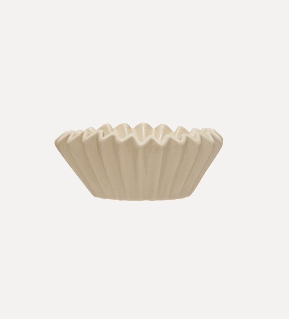 Brigid Fluted Bowl Decorative Object