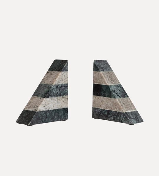 Marble Bookends