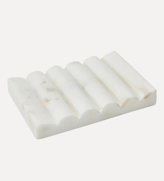 Marble Soap Dish White
