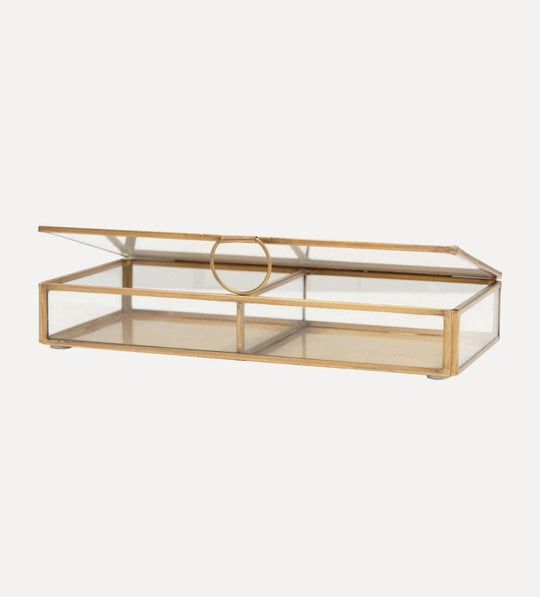Brass and Glass Display Box