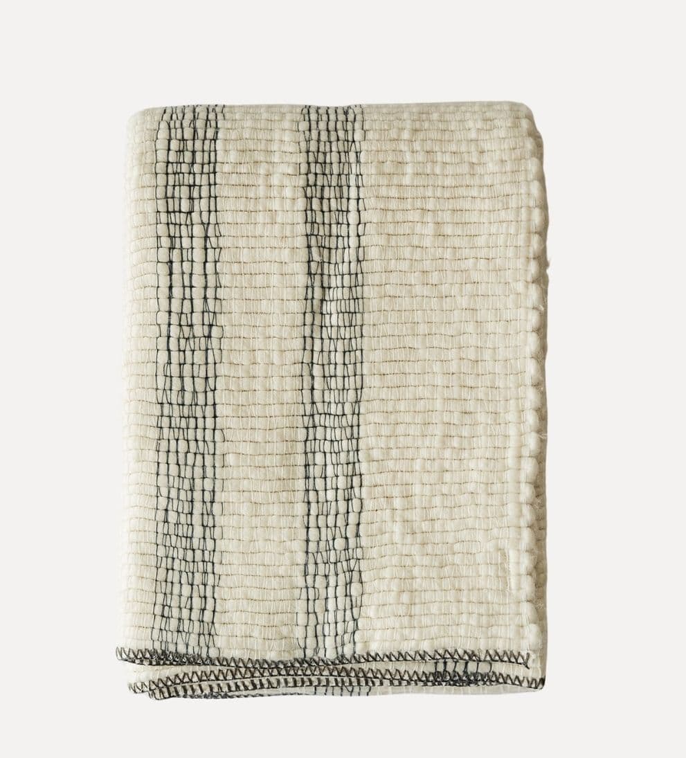 Fiona Cozy Stripe Throw Throws