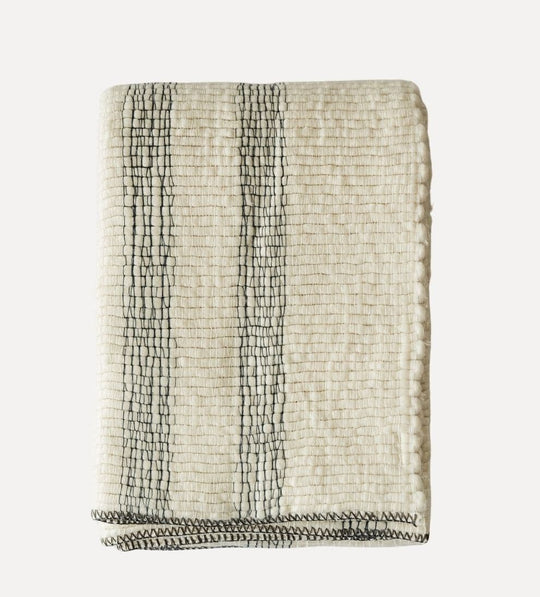 Fiona Cozy Stripe Throw