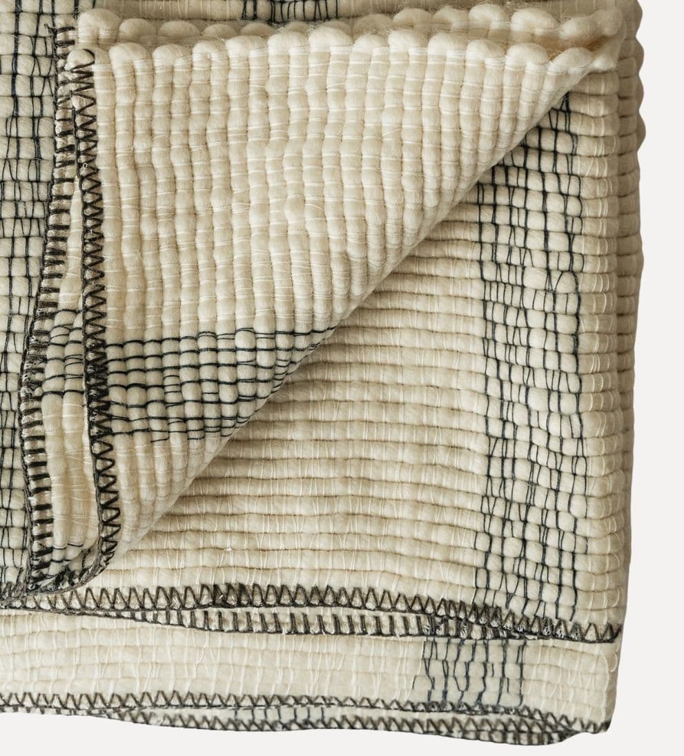 Fiona Cozy Stripe Throw Throws