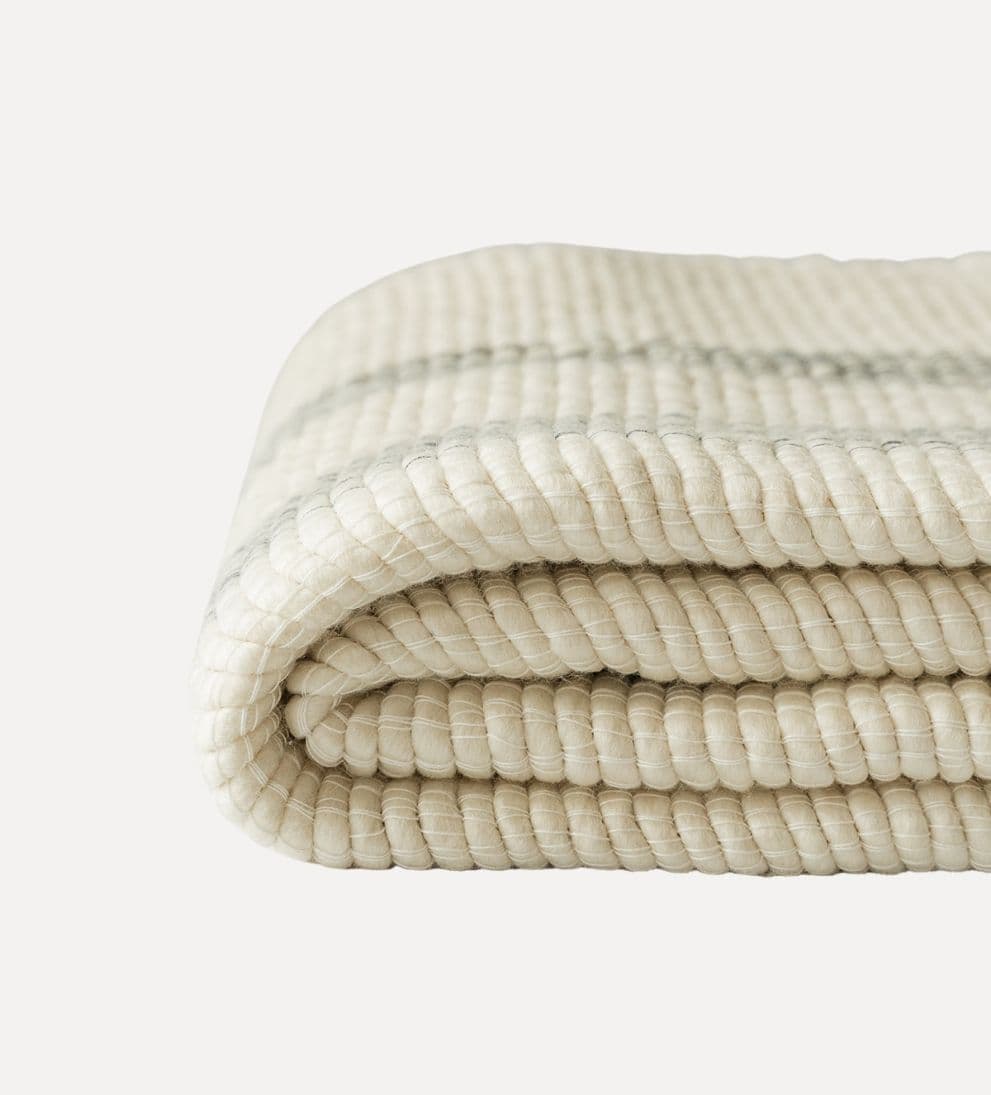 Fiona Cozy Stripe Throw Throws