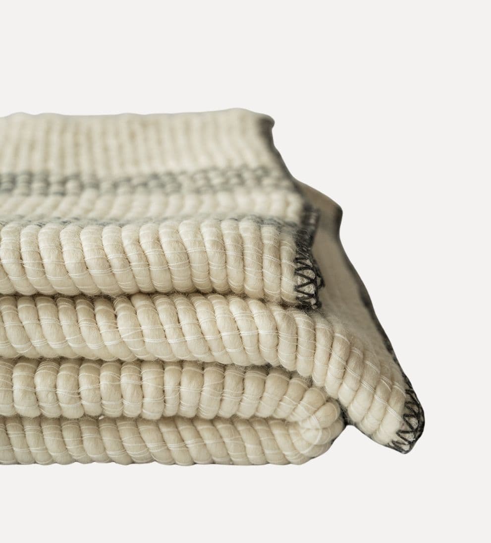 Fiona Cozy Stripe Throw Throws