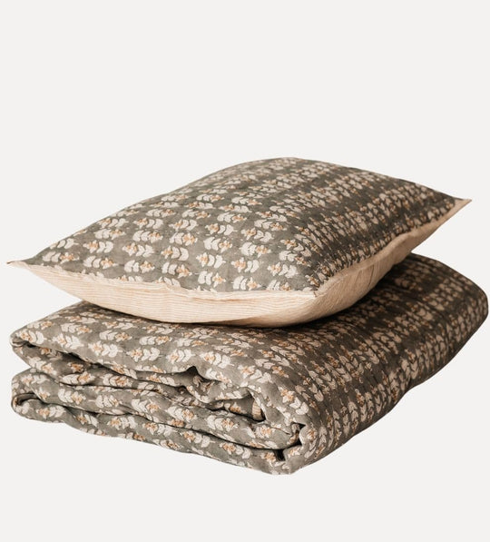 Flora Block Print Sham