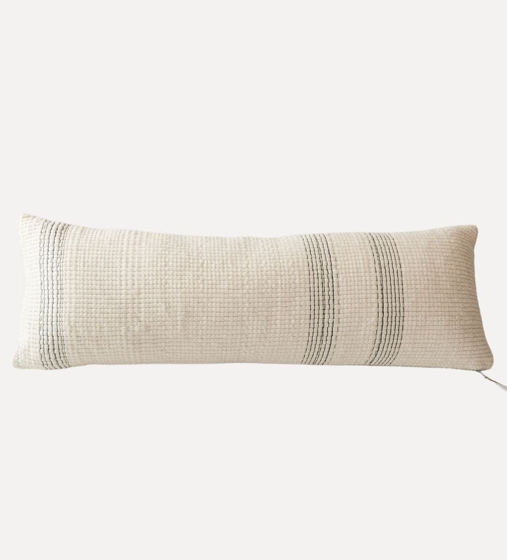 Simon Cozy Stripe Lumbar Pillow Pillows