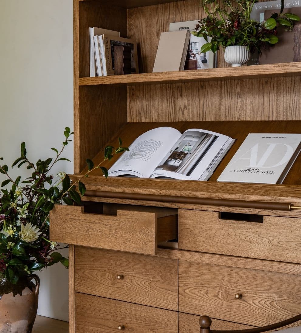 Azalea Chestnut Storage Cabinet Hutches