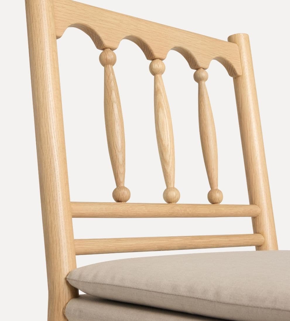 Daffodil White Oak Spindle Counter Stool Counter Stools