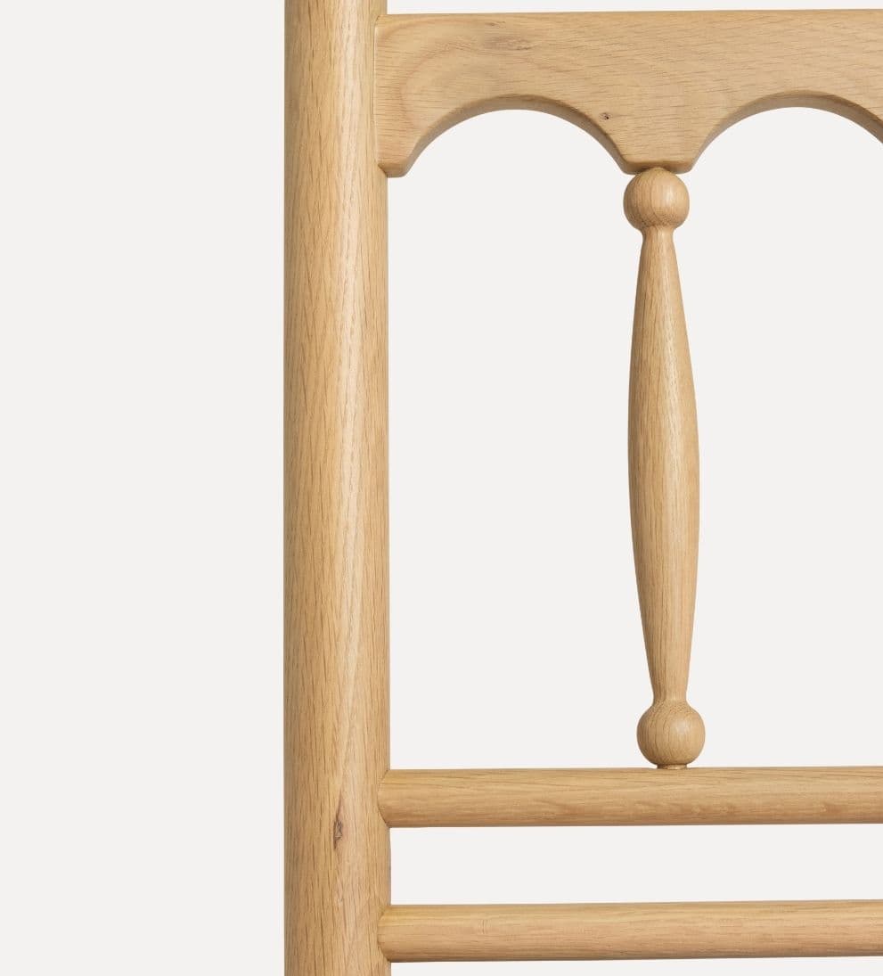 Daffodil White Oak Spindle Dining Chair - Set of 2 Dining Chairs