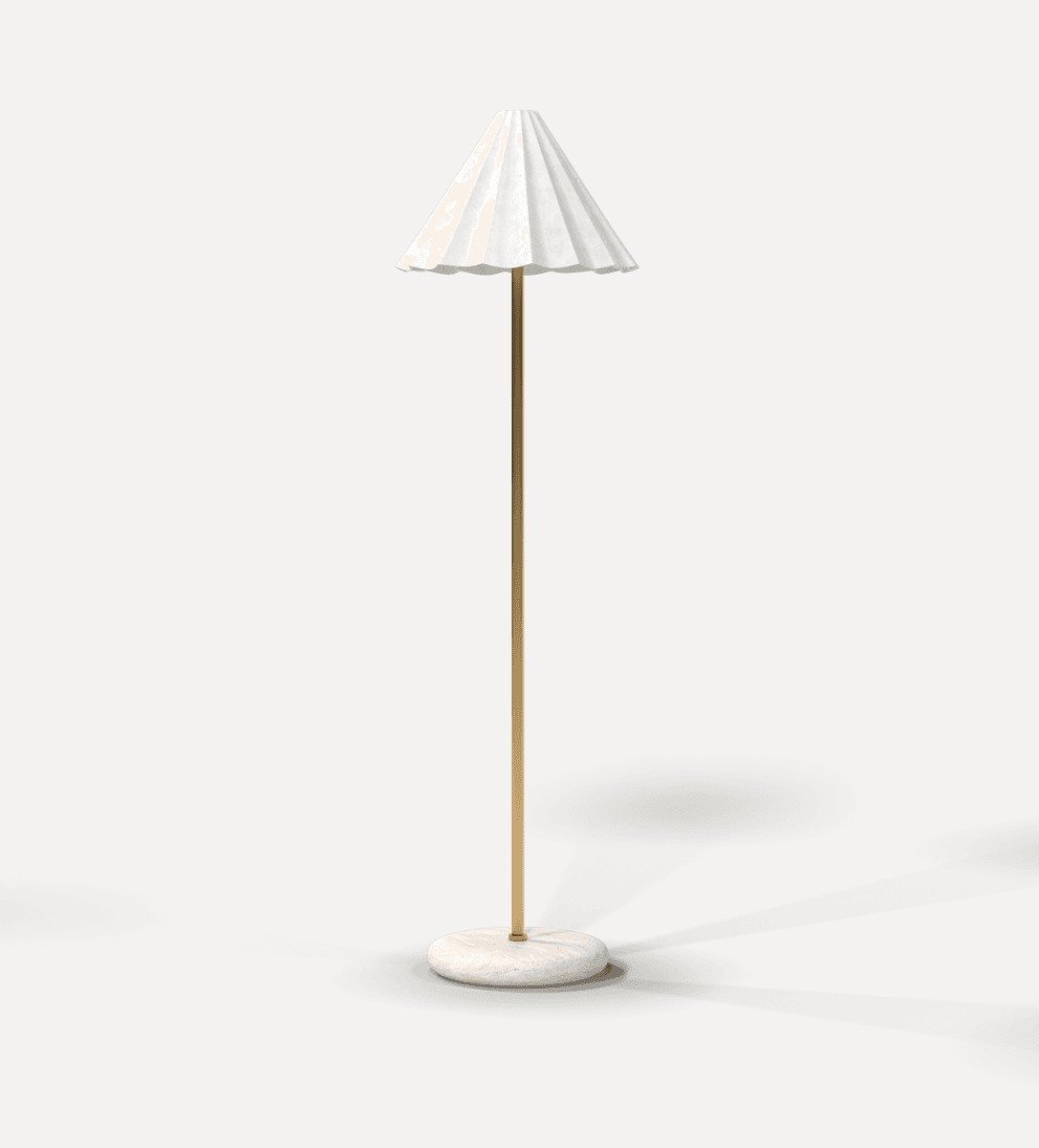 Elodie Brass Floor Lamp Floor Lamps