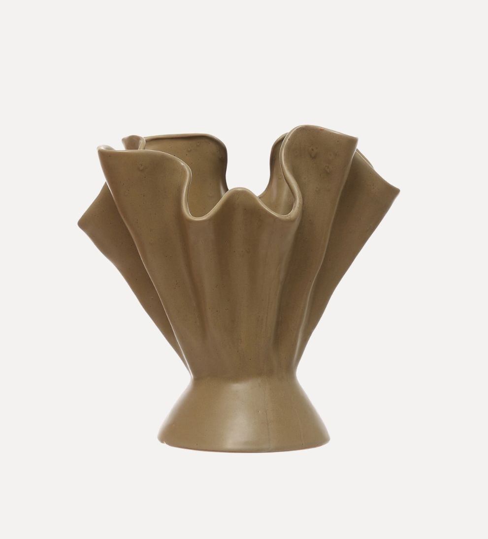 Ruffled Vase Vases