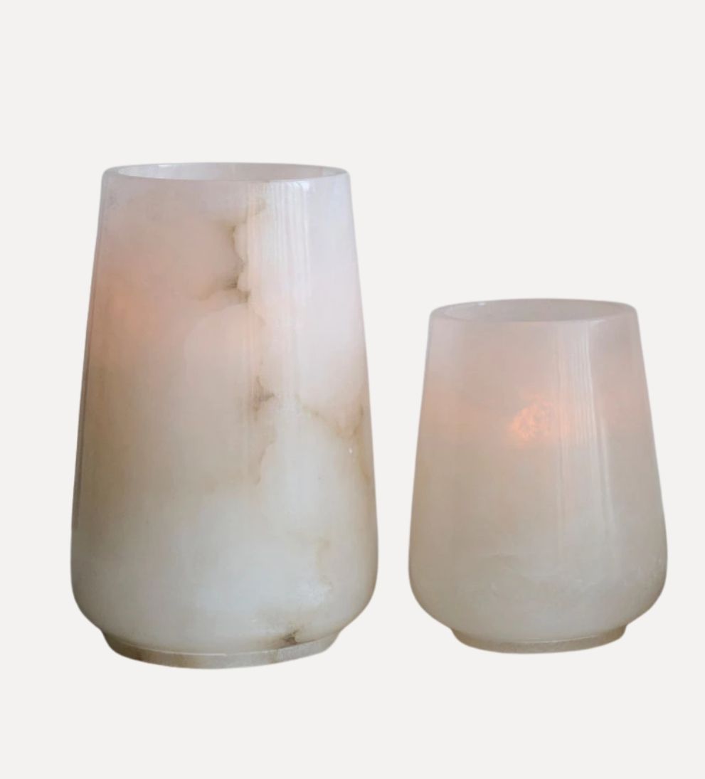 Adriana Alabaster Candle Holder Candle Holders