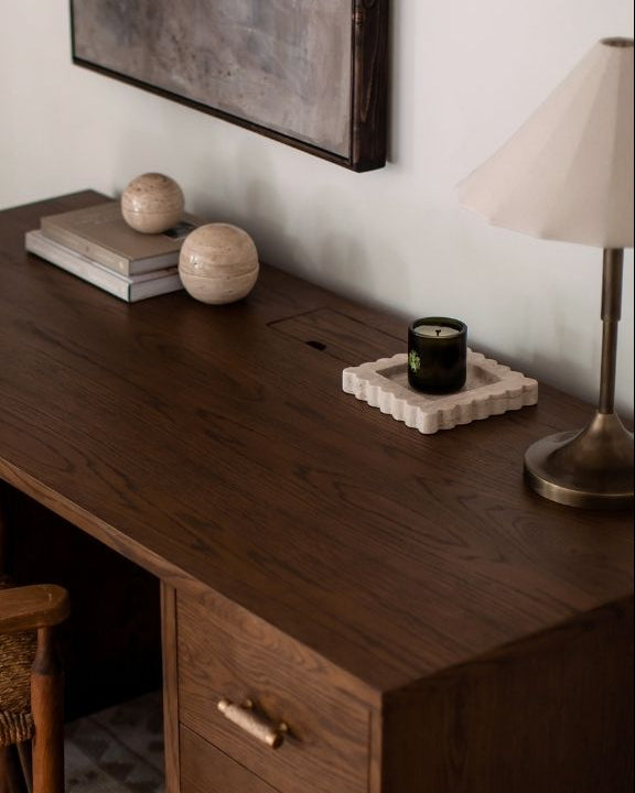 The Box Tray Travertine Trays