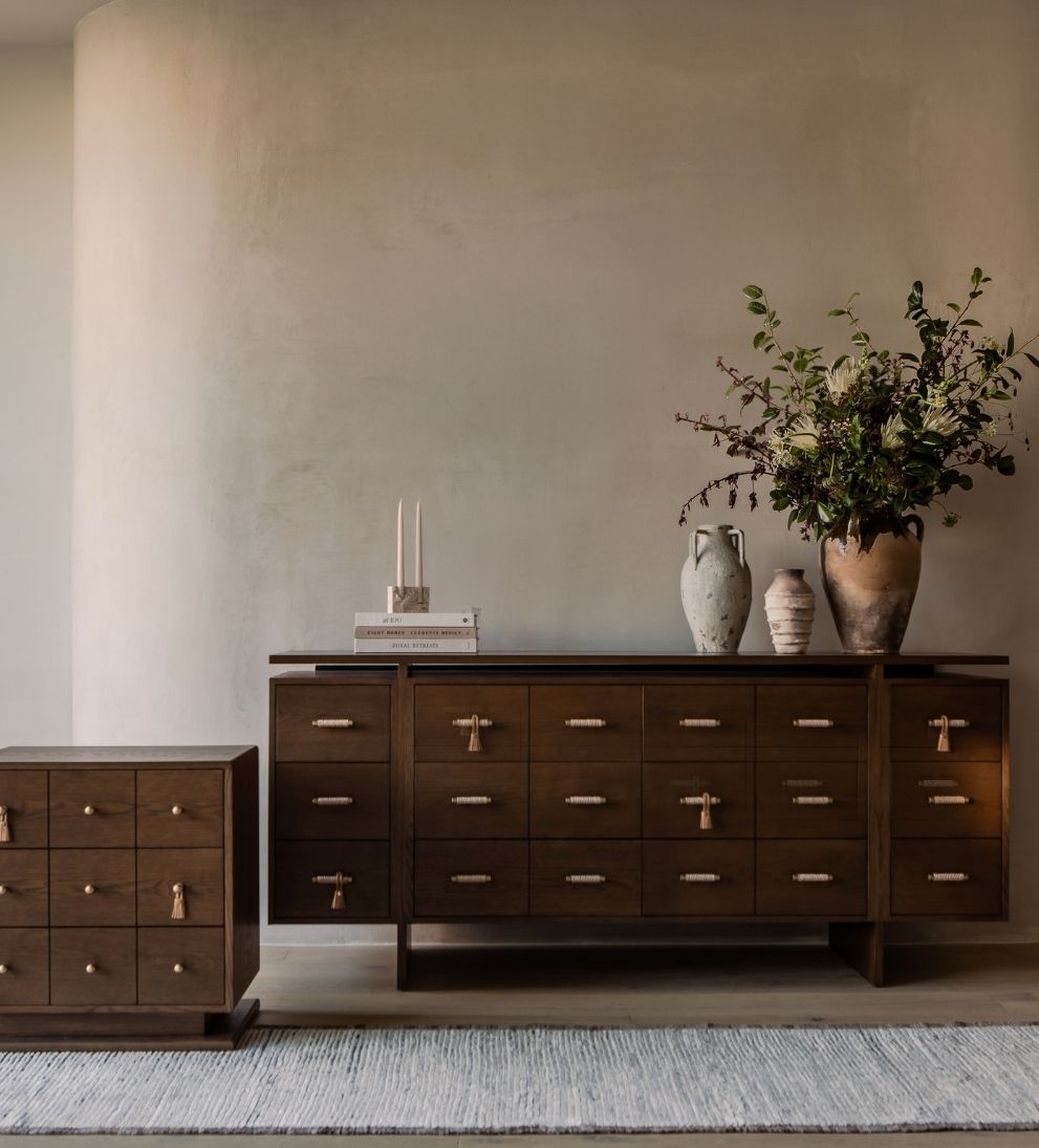 Amaryllis Leather 12 Drawer Dresser Dressers