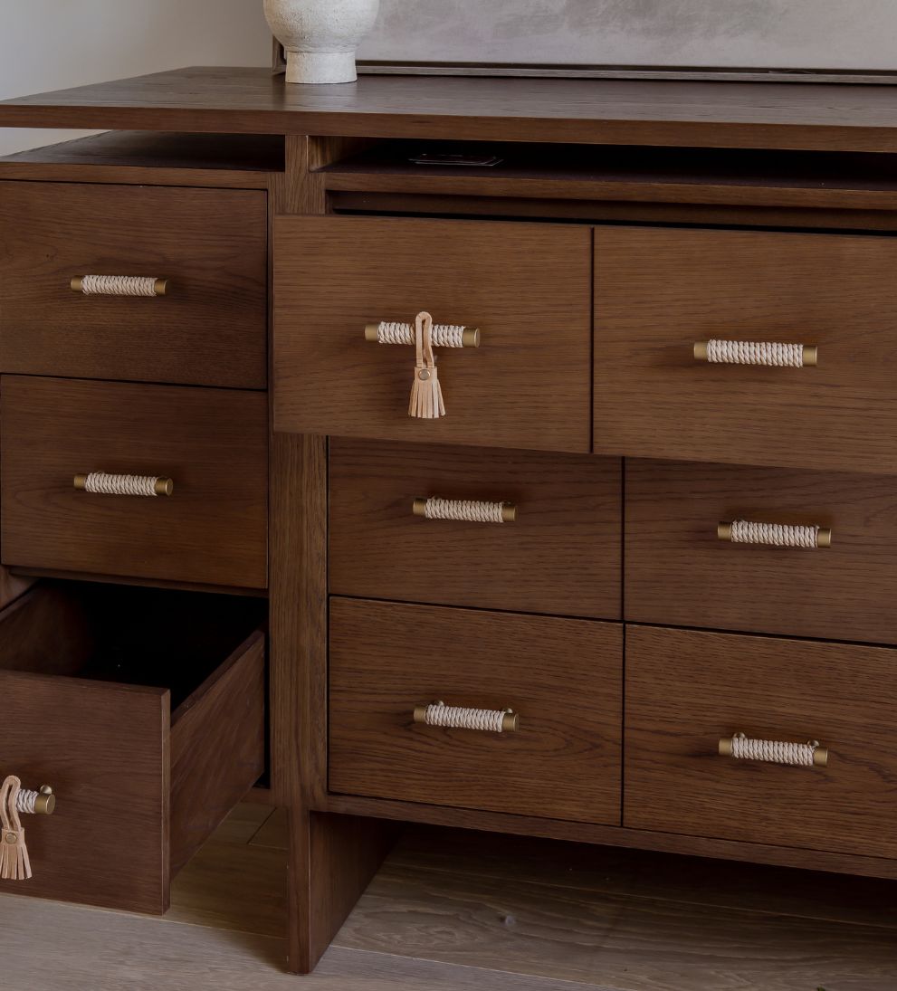 Amaryllis Leather 12 Drawer Dresser Dressers