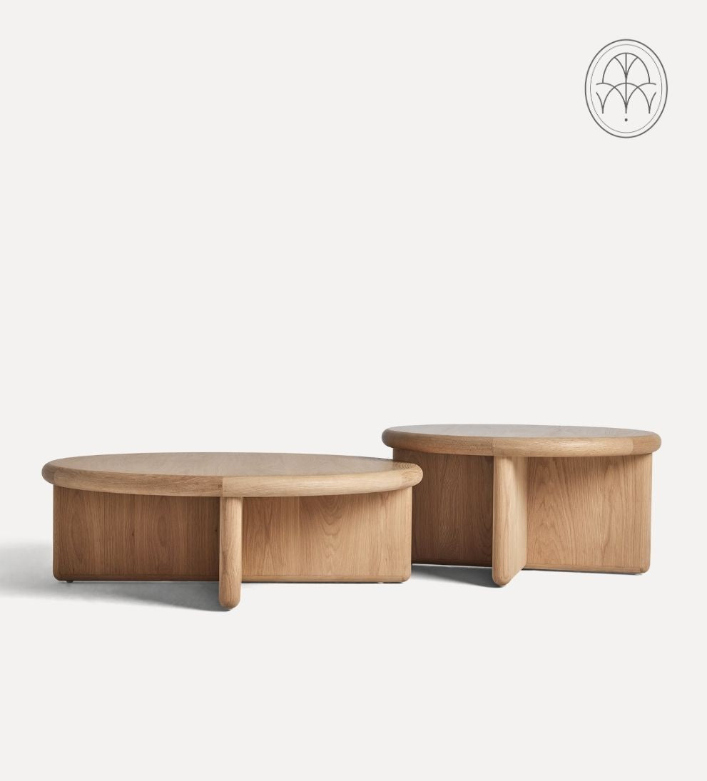 Austin White Oak Nested Coffee Table Coffee Tables