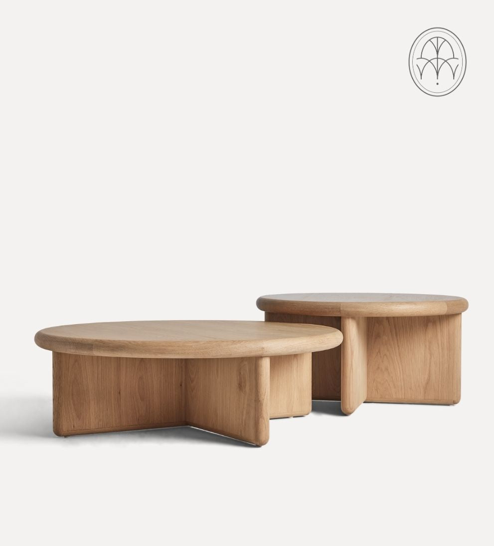 Austin White Oak Nested Coffee Table Coffee Tables