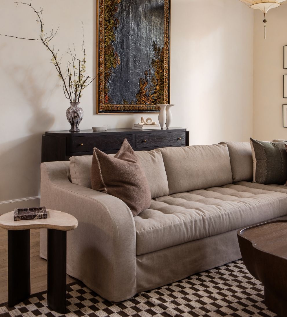 Avignon Custom 134" Sectional Sofas