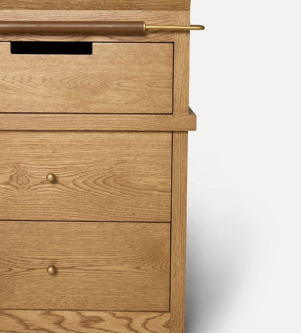 Azalea Chestnut Storage Cabinet Hutches
