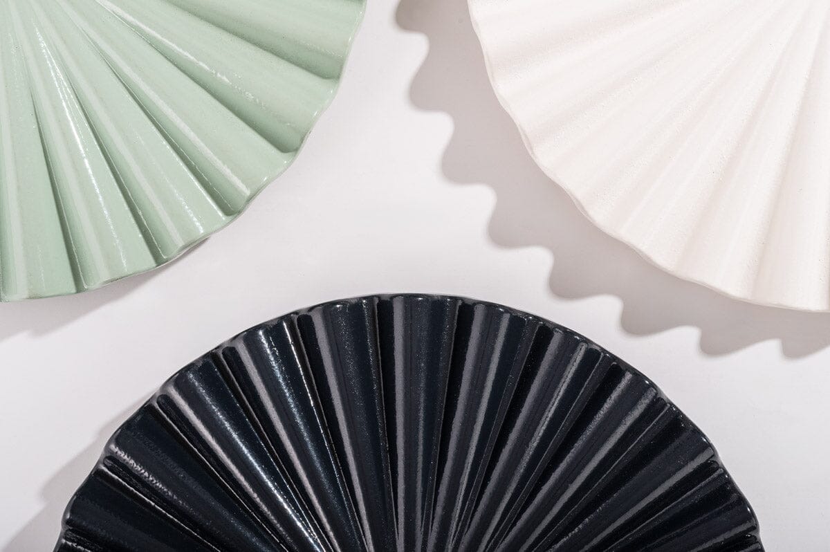 The XL Clamshell Base - 90 lbs - Antique White Outdoor Umbrellas
