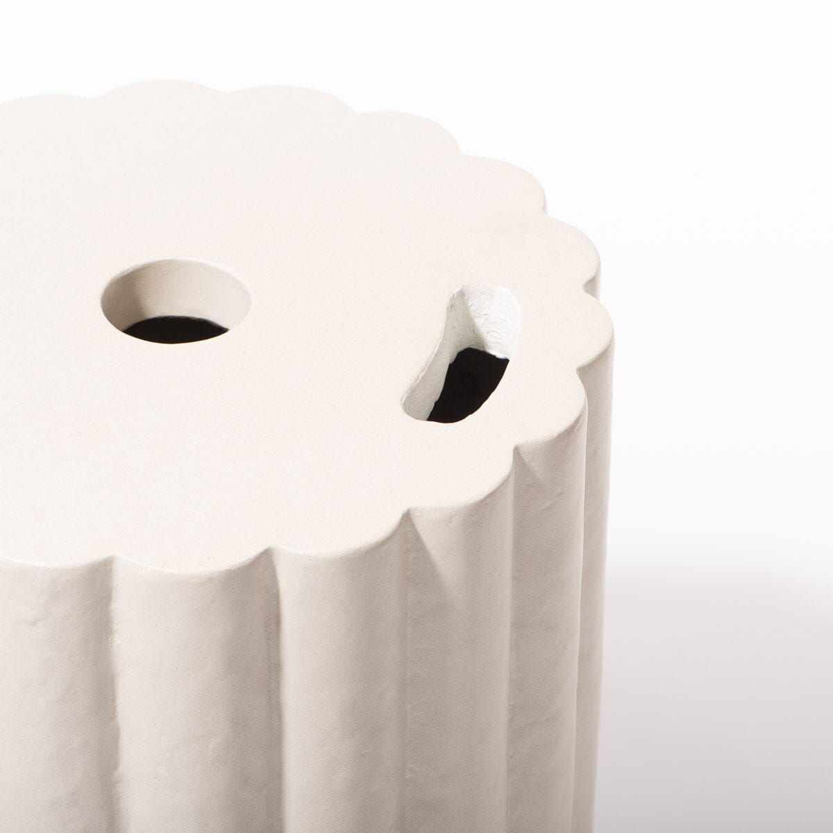 The Daisy Stool - Antique White Outdoor Chairs