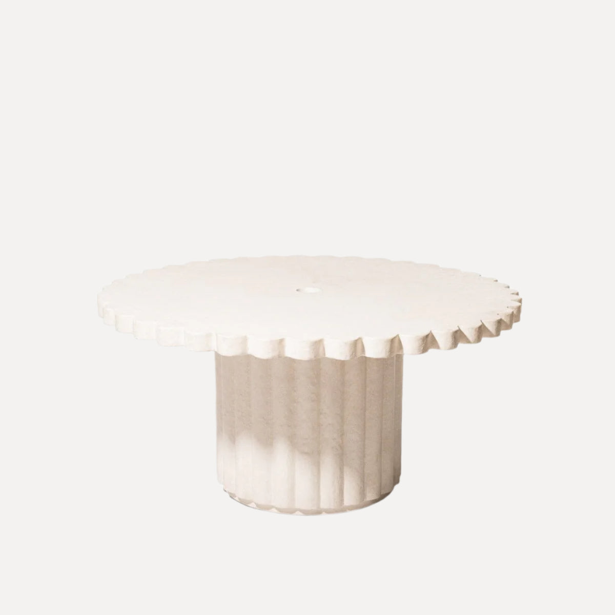 The Daisy Side Table - Antique White Outdoor Tables