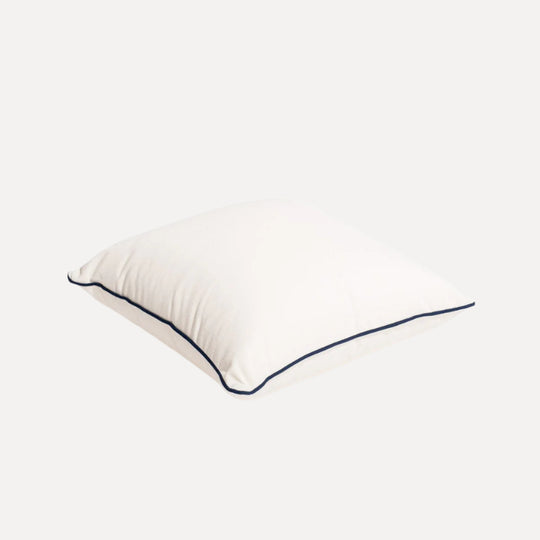The Small Square Throw Pillow - Rivie White
