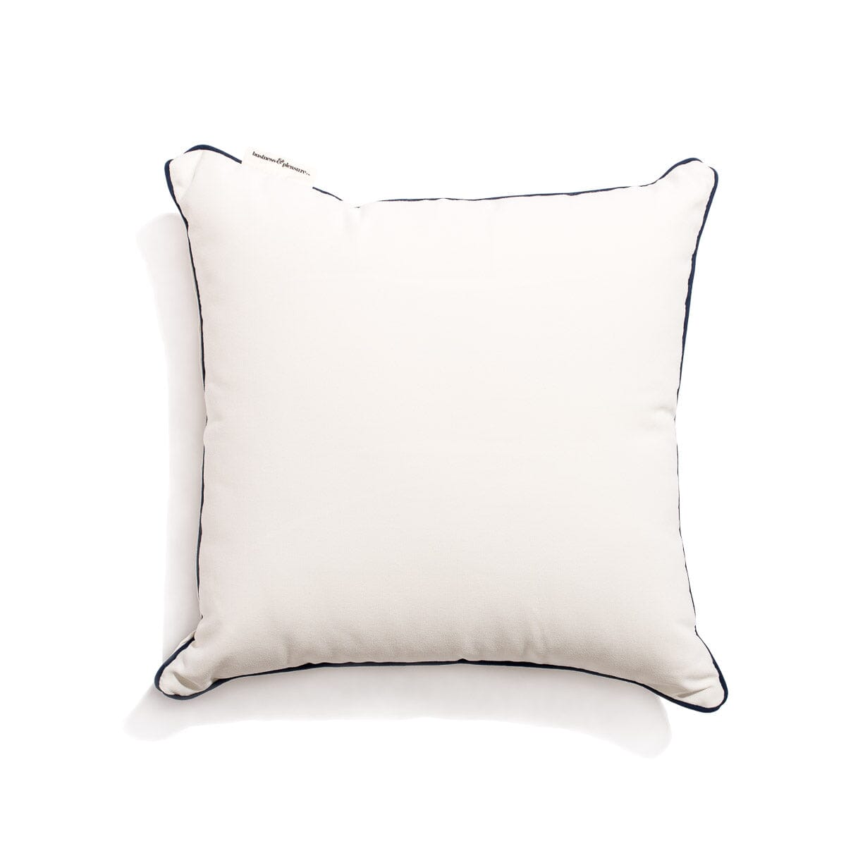 The Small Square Throw Pillow - Rivie White Outdoor Pillows
