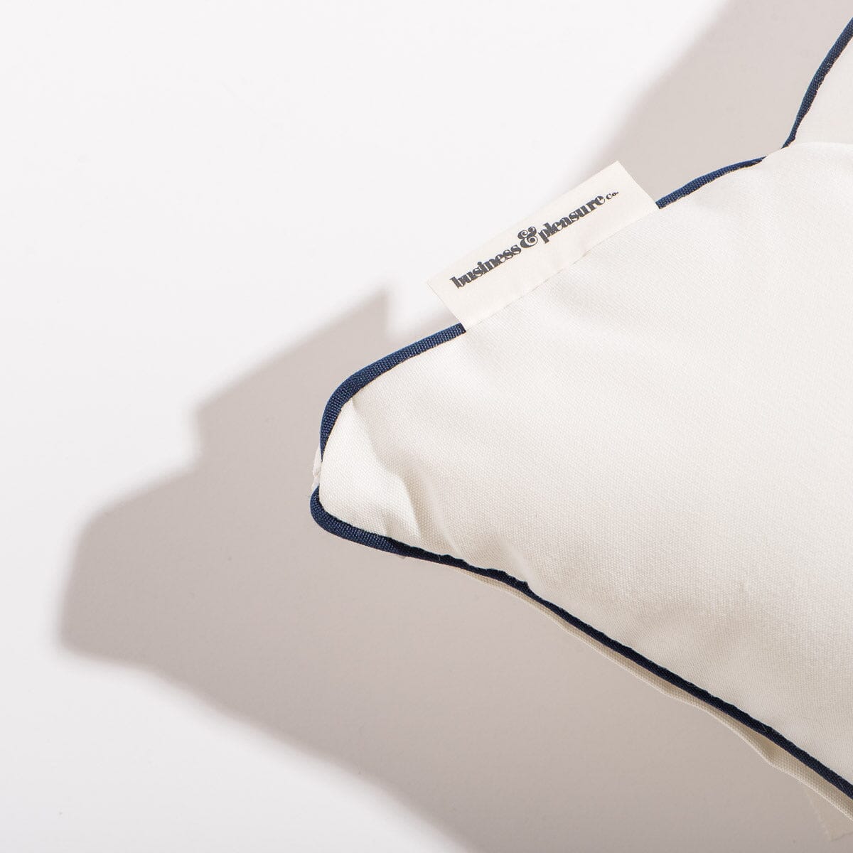 The Small Square Throw Pillow - Rivie White Outdoor Pillows