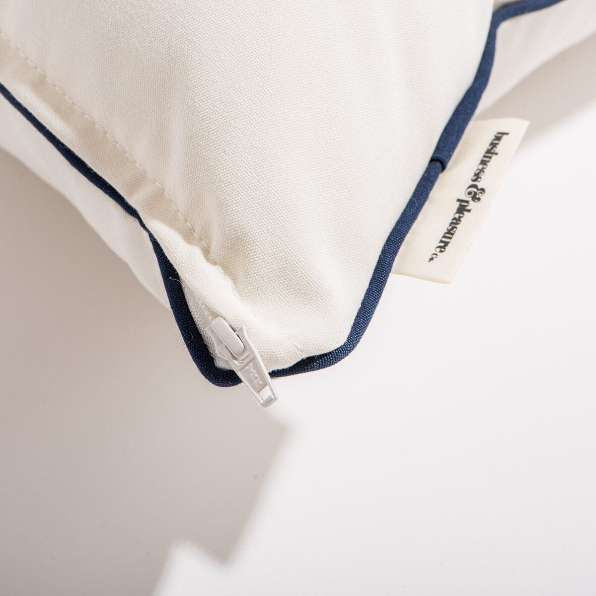 The Small Square Throw Pillow - Rivie White Outdoor Pillows