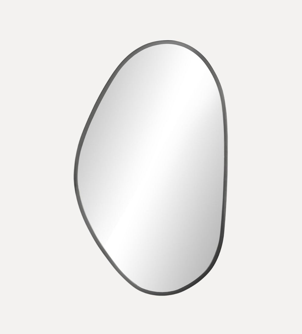 Brenna Mirror in Matte Black Wall Mirrors