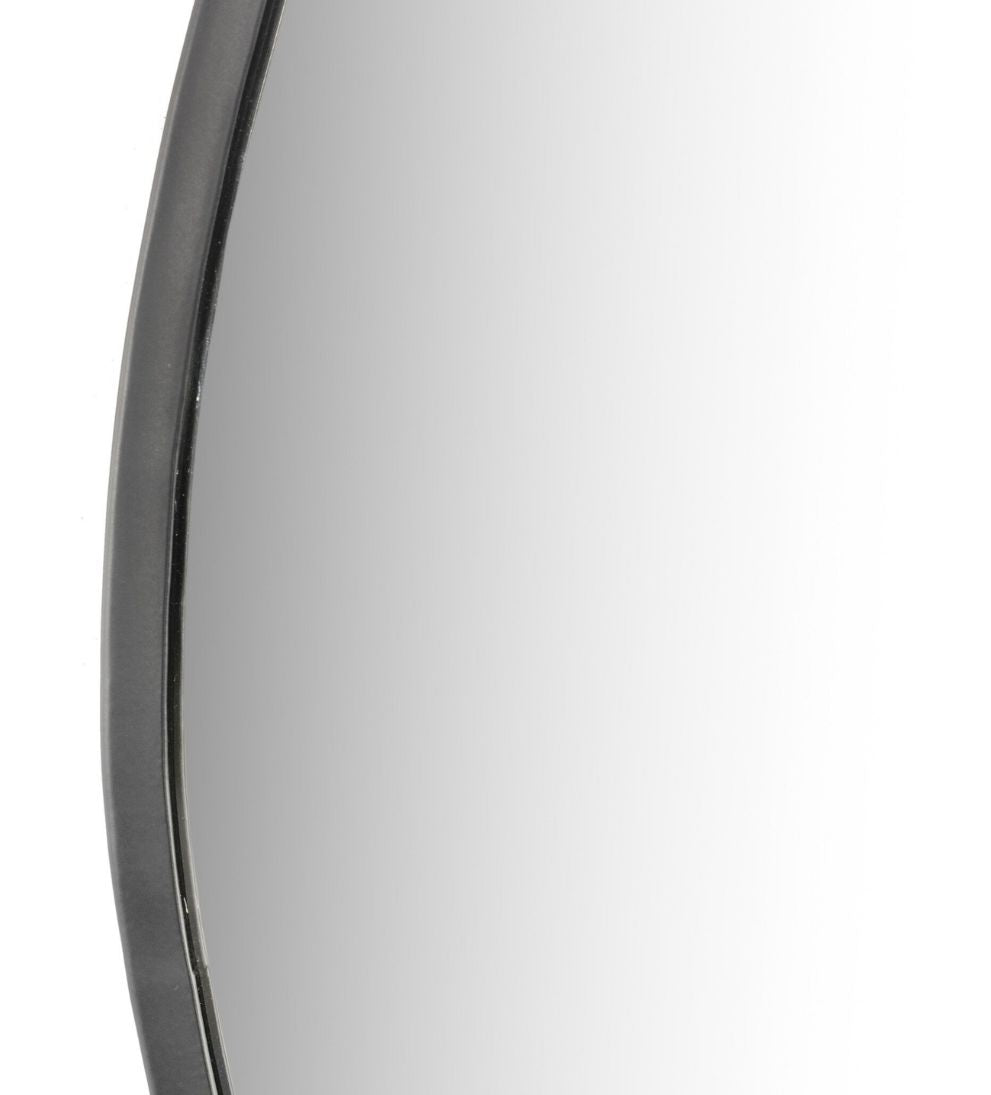 Brenna Mirror in Matte Black Wall Mirrors