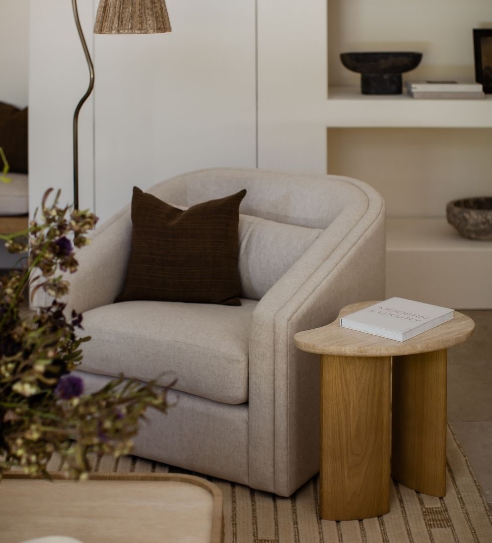 Toulouse Side Table White Oak Side Tables