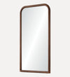 Cadiz Rib Mirror in Dark Oak Wall Mirrors
