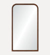 Cadiz Rib Mirror in Dark Oak Wall Mirrors