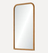 Cadiz Rib Mirror in Light Oak Wall Mirrors