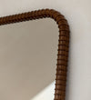 Cadiz Rib in Dark Oak Wall Mirrors