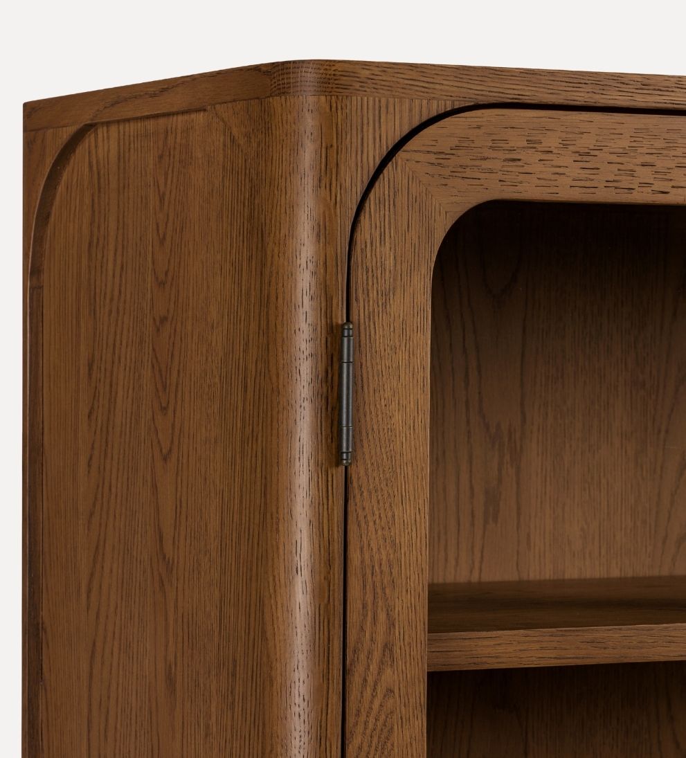 Newport Display Cabinet - Walnut Buffets & Sideboards