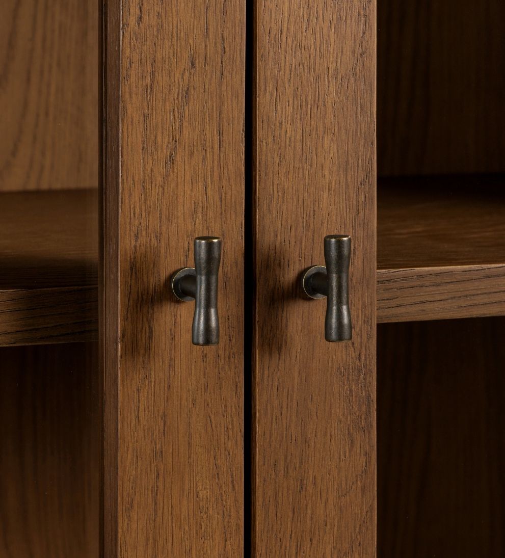 Newport Display Cabinet - Walnut Buffets & Sideboards