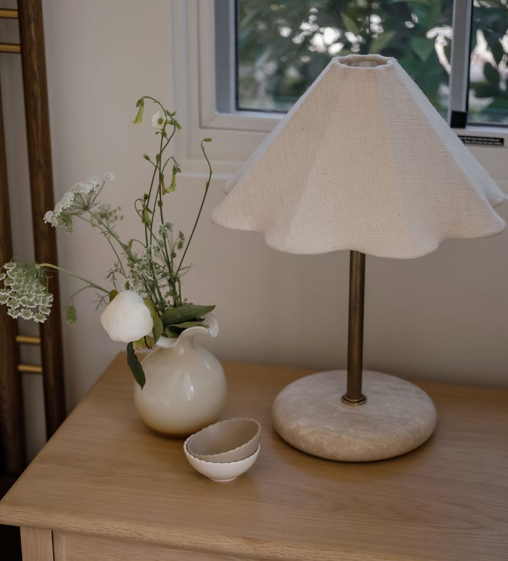 Camille Brass Table Lamp Lamps