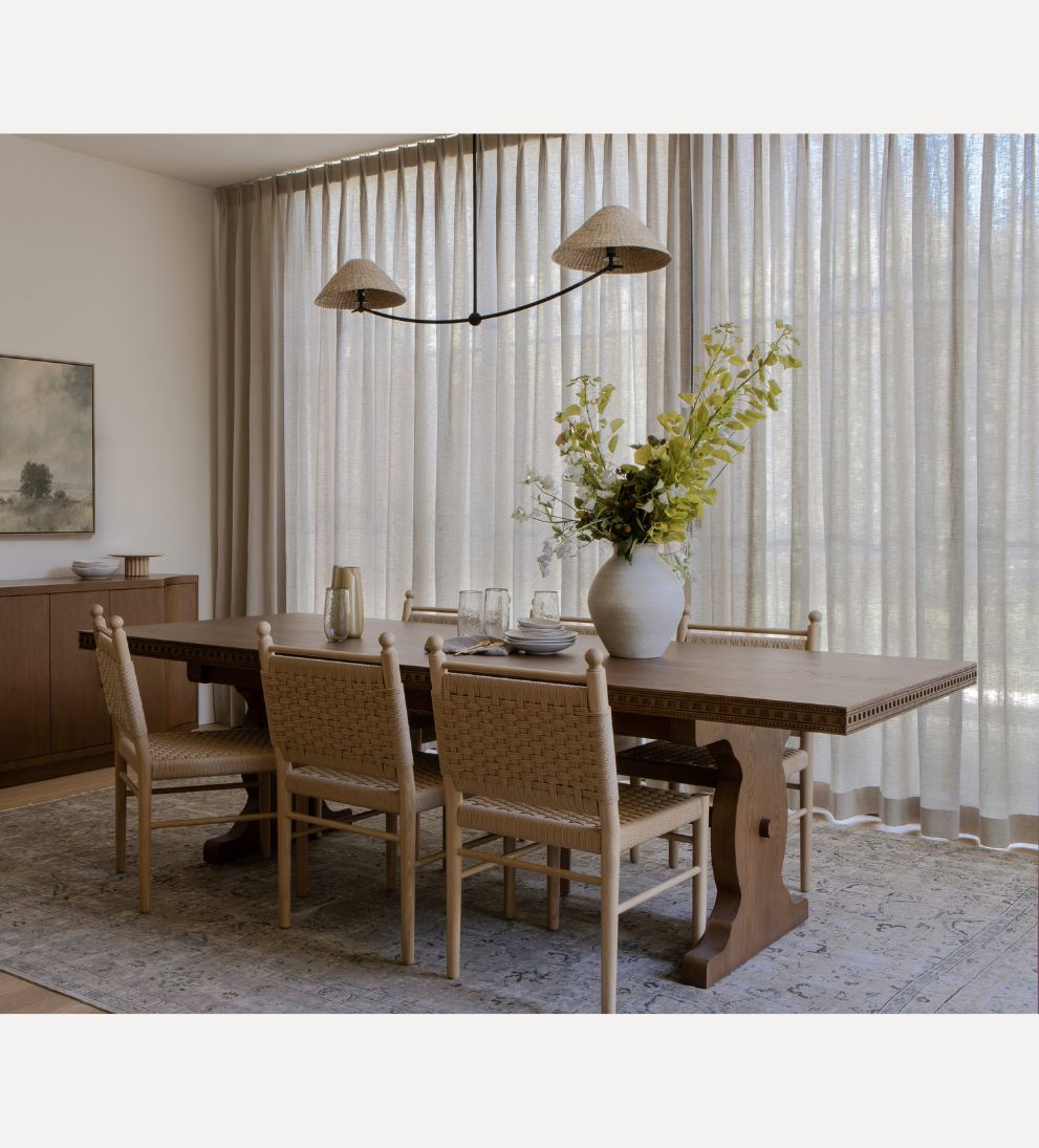 Esme Nutmeg 102-126” Expandable Dining Table Dining Tables