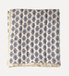 Charlotte Block Print Quilt - Steel Blue Quilts