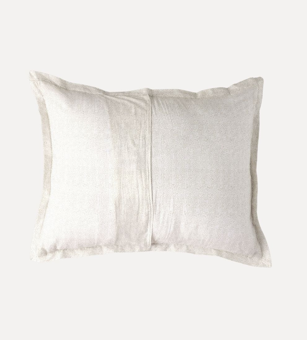 Charlotte Block Print Sham Set of 2 - Rosewater Pillows