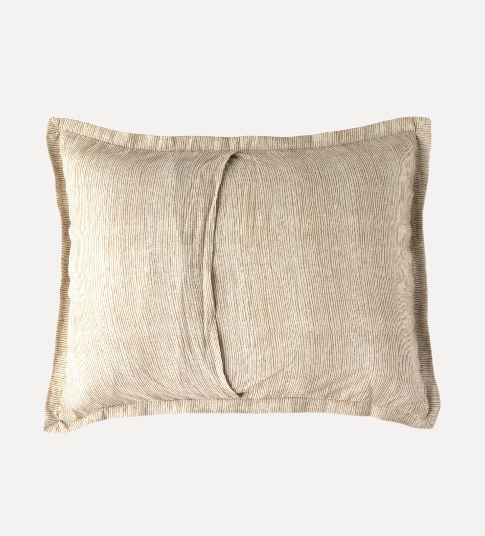 Charlotte Block Print Sham Set of 2 - Steel Blue Pillows
